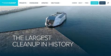 ocean clean up charities.